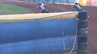 practice laps at Edinburgh speedway until I had to put bike down