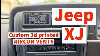 Jeep XJ Cherokee AIRCON VENTS custom 3d printed with carbon fibre