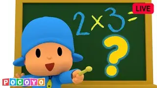 🔴 [AO VIVO] Volta às Aulas Pocoyo Números e Cores 🔢 | Pocoyo 🇧🇷 Português Brasil | Animação