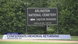 Confederate memorial to return to Arlington