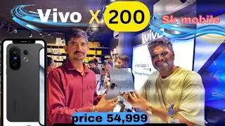 Vivo x200 FE ! SK mobile vadodara gujarat!!  My new purchase mobile velog & price :54,999/-unboxing