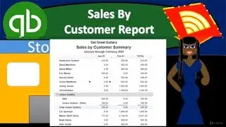 QuickBooks Online 2019 - Sales By Customer Report