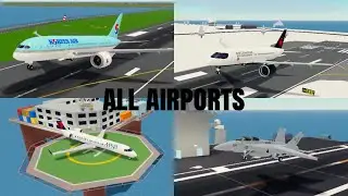 Landing at all airports in ptfs (ptfs Roblox)