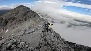 raw footage of traversing the Twins on the Arthur range