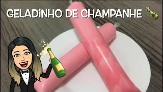 Geladinho de Champanhe para o Ano Novo 