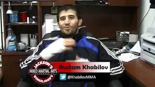 Rustam Khabilov Interview