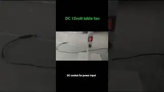 Mini table fan | solar DC fan
