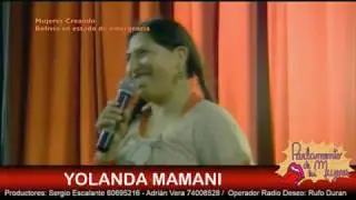 Parlamento de las mujeres, YOLANDA MAMANI, chola bocona