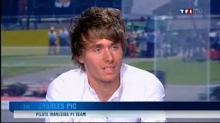 Presentation des pilotes de f1 Fran&ccedil;ais au JT 13h