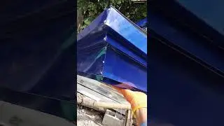 gutter to flashing banawe type #installation #shorts