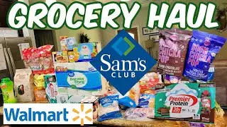 WALMART HAUL | SAM'S CLUB GROCERY HAUL | NICOLE BURGESS GROCERY HAUL