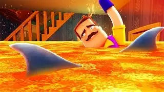 THE NEIGHBOUR HAS LAVA SHARKS IN HIS BASEMENT!?