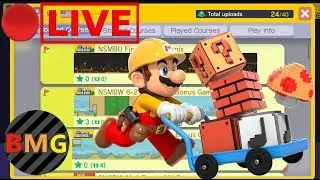 WOW MORE VIEWER LEVELS! Super Mario Maker Livestream!
