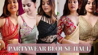 Partywear Readymade Blouse Haul | Festive Wear Blouses | Glam Devi |  | Mahima Giri