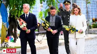 LIVE: Zelenskyy Vows To Continue Fighting as Ukraine Marks Independence Day | Carney in Kyiv | N18G