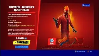 Fortnite INFERNO PACK IS NOW HERE WITH 1.500 V-BUCKS