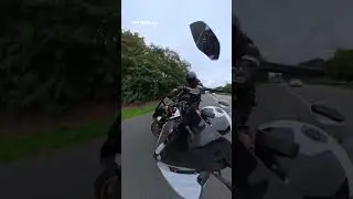 Chain-reaction motorcycle crash in Germany
