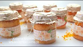 Bath Salts in Mini Jam Jars from Stampin  Up!