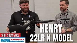 Новая винтовка Henry Lever Action калибра .22LR &mdash; выставка SHOT Show 2026.