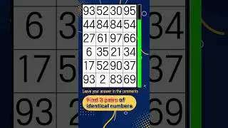 🔢 Same Numbers Puzzle | Shorts Archive 473-480