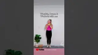Worship and Workout with me! Full video on my page #fitness #workout #workoutmotivation #worship