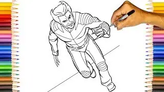 The WOLVERINE Coloring Pages | X-Men Weapon X Coloring Book