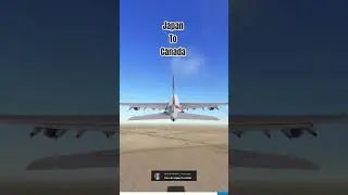 Japan to Canada in Qatar A350 ✈️ | Pacific Cloud Ride & Smooth Landing ☁️🇨🇦#aviation #qatar #shorts