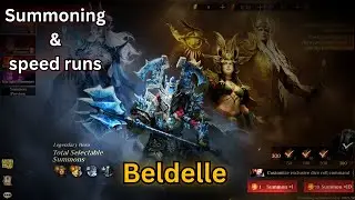 Summoning for Beldelle and IMPROVED Speedrunning teams for dungeons in Dragonheir S2!