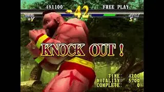 Street Fighter EX2 (Arcade) Playthrough as Zangief