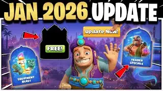 FREE SCENERY & ALL NEW EVENTS (FULL INFO) JANUARY 2026 UPDATE IN CLASH OF CLANS | COC FREE REWARDS