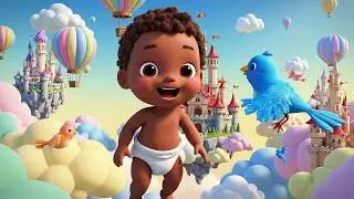 Rock a Bye Baby Sky Castle Dream Ride | Lullaby & Bedtime Story for Kids