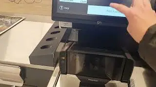 Diebold Nixdorf Self Checkout at M&S Food Kingston Park  Kenton Bar Newcastle Upon Tyne