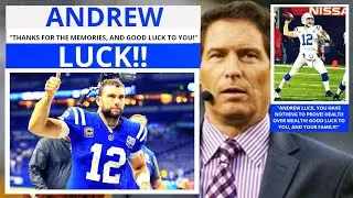 Andrew Luck QB (Indianapolis Colts) Retires! ESPN SportsCenter Steve Young [Commentary]