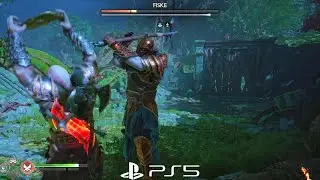 God Of War Ragnarok - Fiske Odin's Captain Boss Fight PS5