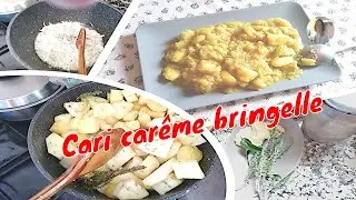 Cari car&ecirc;me bringelle - Tradition r&eacute;unionnaise...