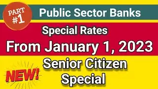 Senior Citizen FD (Public Sector Banks) interest rates  @investment_Tax_mutualfunds