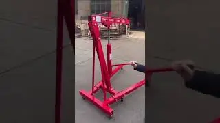 heavy duty 2 ton folding shop crane