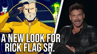 Frank Grillo on WHY Rick Flag Sr. will look different in Peacemaker & Superman than in animated.