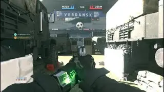 Call of Duty: Modern Warfare (MP) Gunfight-  Trick SOCCER shot! (PinpointGam3in) 😳🤫 #callofduty