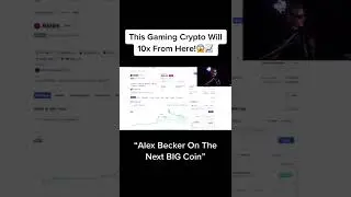 Alex Becker About The Next 10x Gaming Crypto!