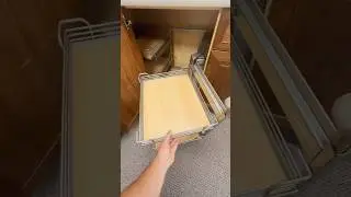 These custom kitchen cabinets are holding a secret 🤫
