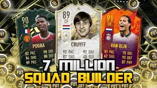BEST 7 MILLION COIN SQUAD BUILDER ON FIFA 22! INSANE TEAM WITH 89 JOHAN CRUYFF ON FUT 22!