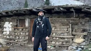 Crossing the Most Dangerous Wooden Bridge in the Mountains