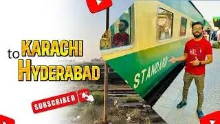 Karachi se Hyderabad ka Safar by Train Millat Express 😍 | Pakistan Railways Views 