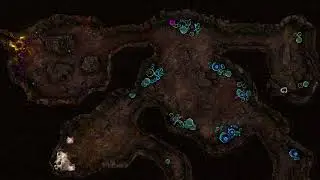 Seagrow Caves Crystal Cave - Dragons of Stormwreck Isle - Animated DND Map in 4K