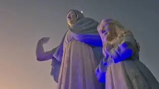 Holy Mountain View: Relaxing Music & Saint Statue (1K) | Vista Sagrada da Santa | Vista Sagrada