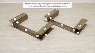 Montagevideo – HOGA-RY0337 – Quadratischer Beistelltisch von Tribesigns ☕️🎂