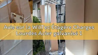 Avis sur la WilTec &Eacute;tag&egrave;re Charges Lourdes Acier galvanis&eacute; 154x75x30cm 875kg Rayonnage embo&icirc;table 5