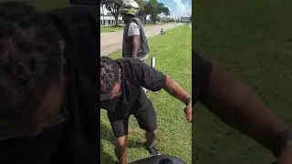 OVER 100mph and brakes lock up on a Harley