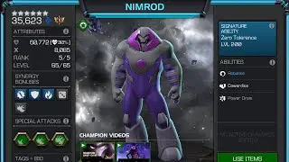 Ascended Nimrod vs ROL Winter Soldier | 50 seconds | #mcoc  #marvelcontestofchampions